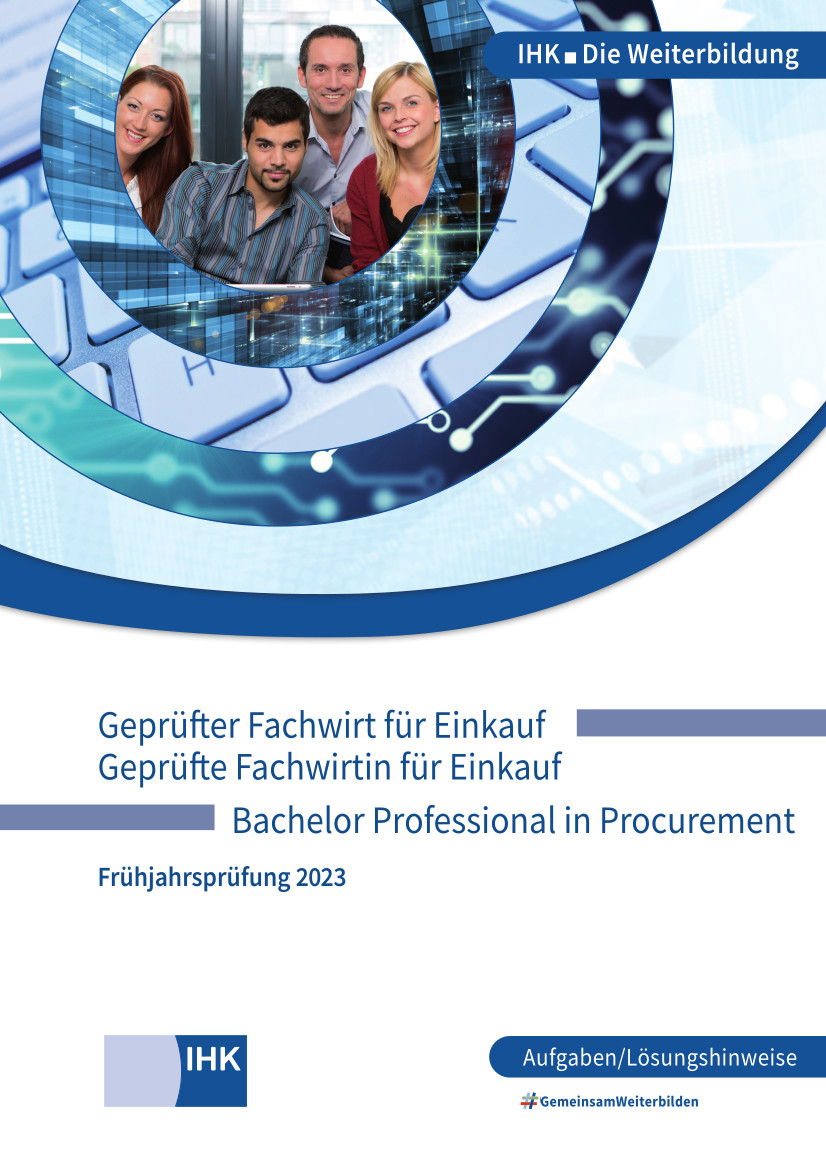 Cover von Geprüfte Fachwirte für Einkauf eBook – Bachelor Professional in Procurement - Frühjahrsprüfung 2023  (Verordnung 2020) 