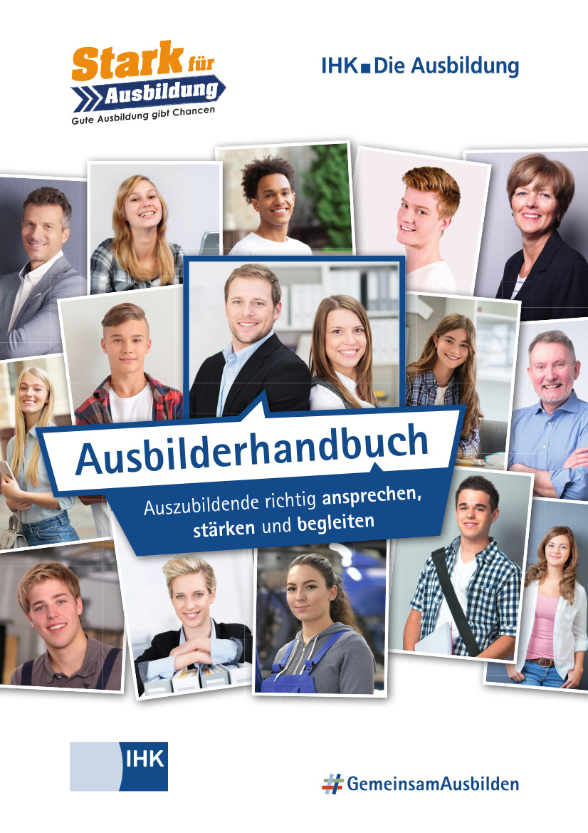 Cover von IHK Ausbilderhandbuch eBook + Print - Auszubildende richtig ansprechen, stärken und begleiten