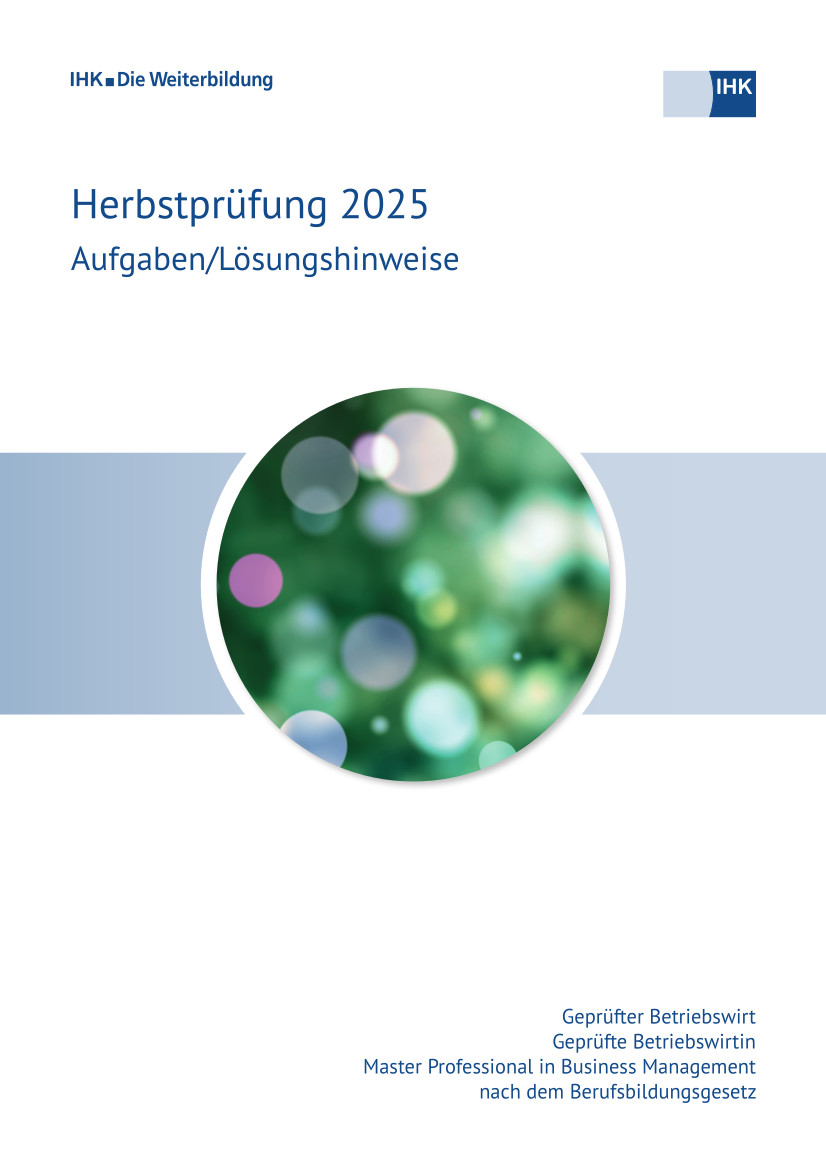 Cover von Geprüfte Betriebswirte – Master Professional in Business Management eBook + Print - Herbstprüfung 2025 (Verordnung 2020) erscheint voraussichtlich am 16.06.2026