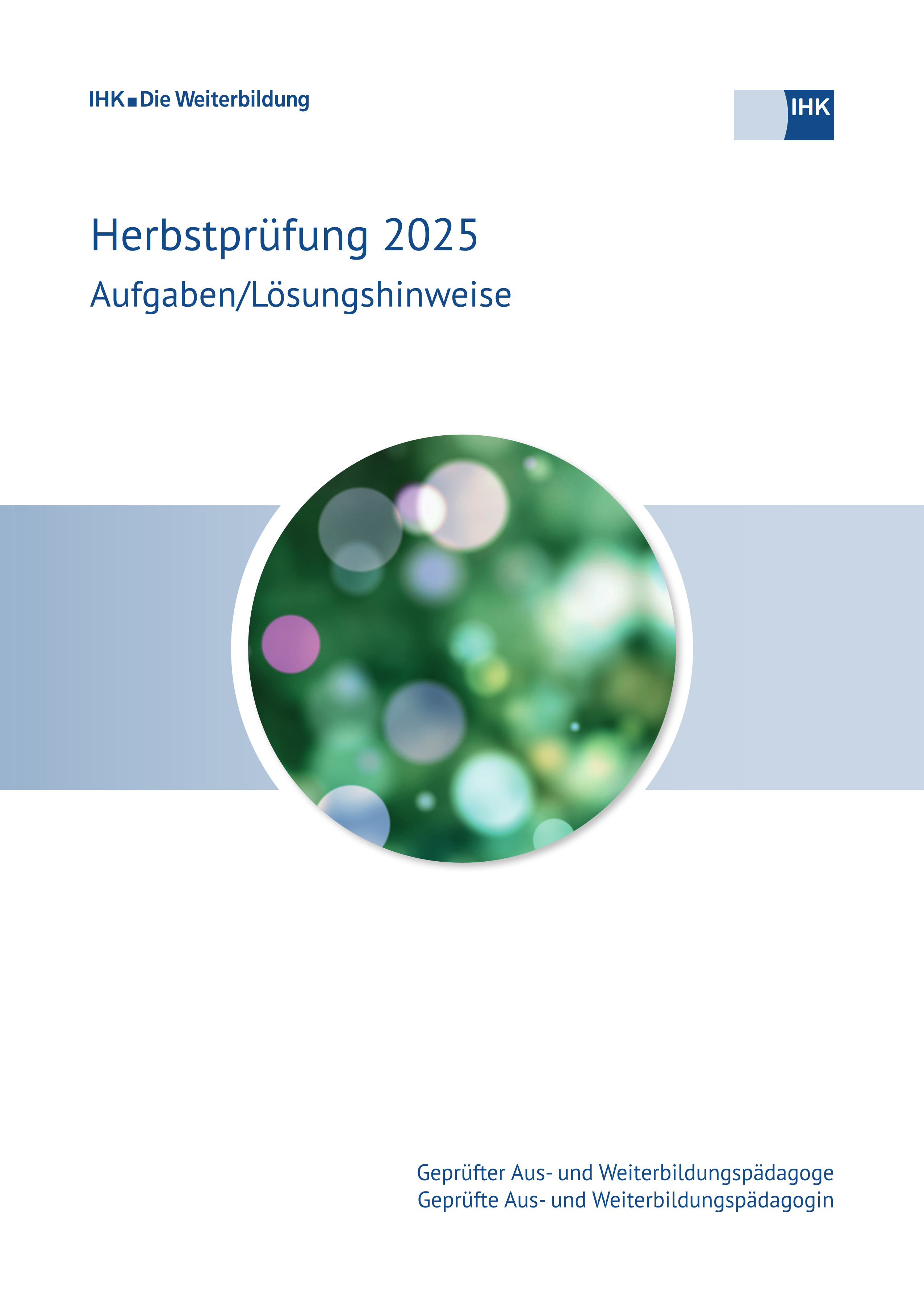 Cover von Geprüfte Aus- und Weiterbildungspädagogen eBook - Herbstprüfung 2025 (Verordnung 2009)